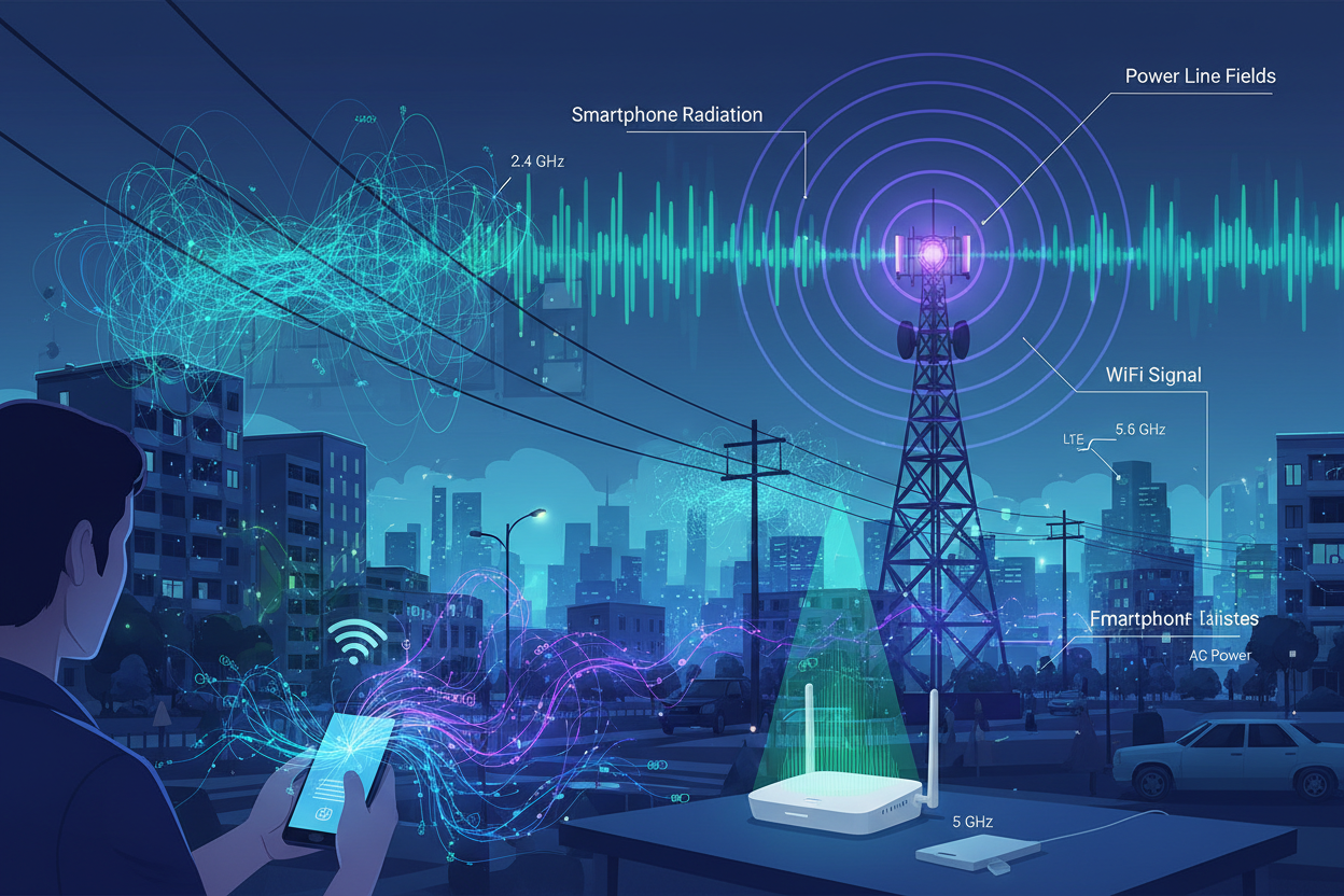 EMF: Die 5 wichtigsten Fakten über elektromagnetische Felder in 2026